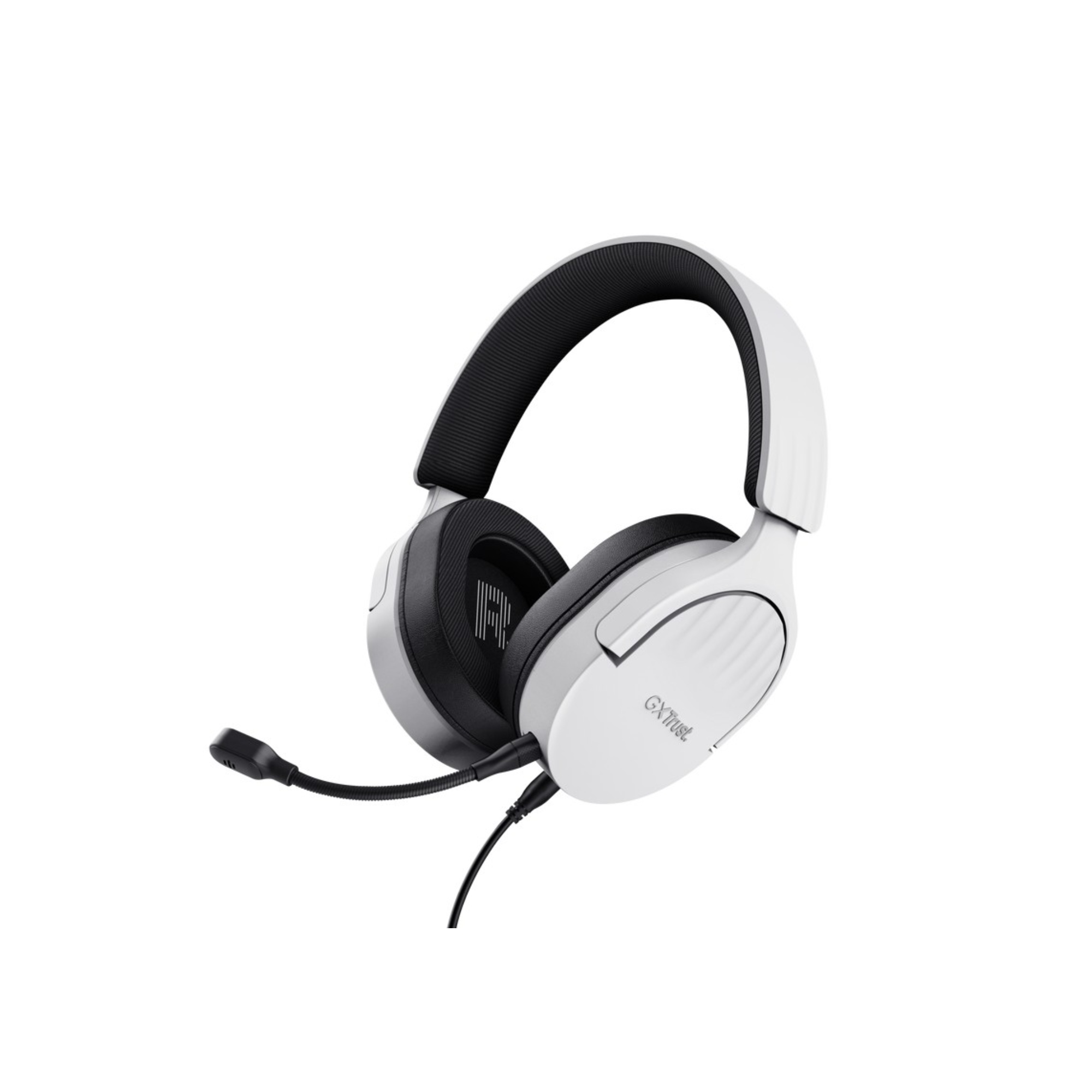 Auriculares Trust Gaming GXT 489 Fayzo Blanco con Micrófono Desmontable