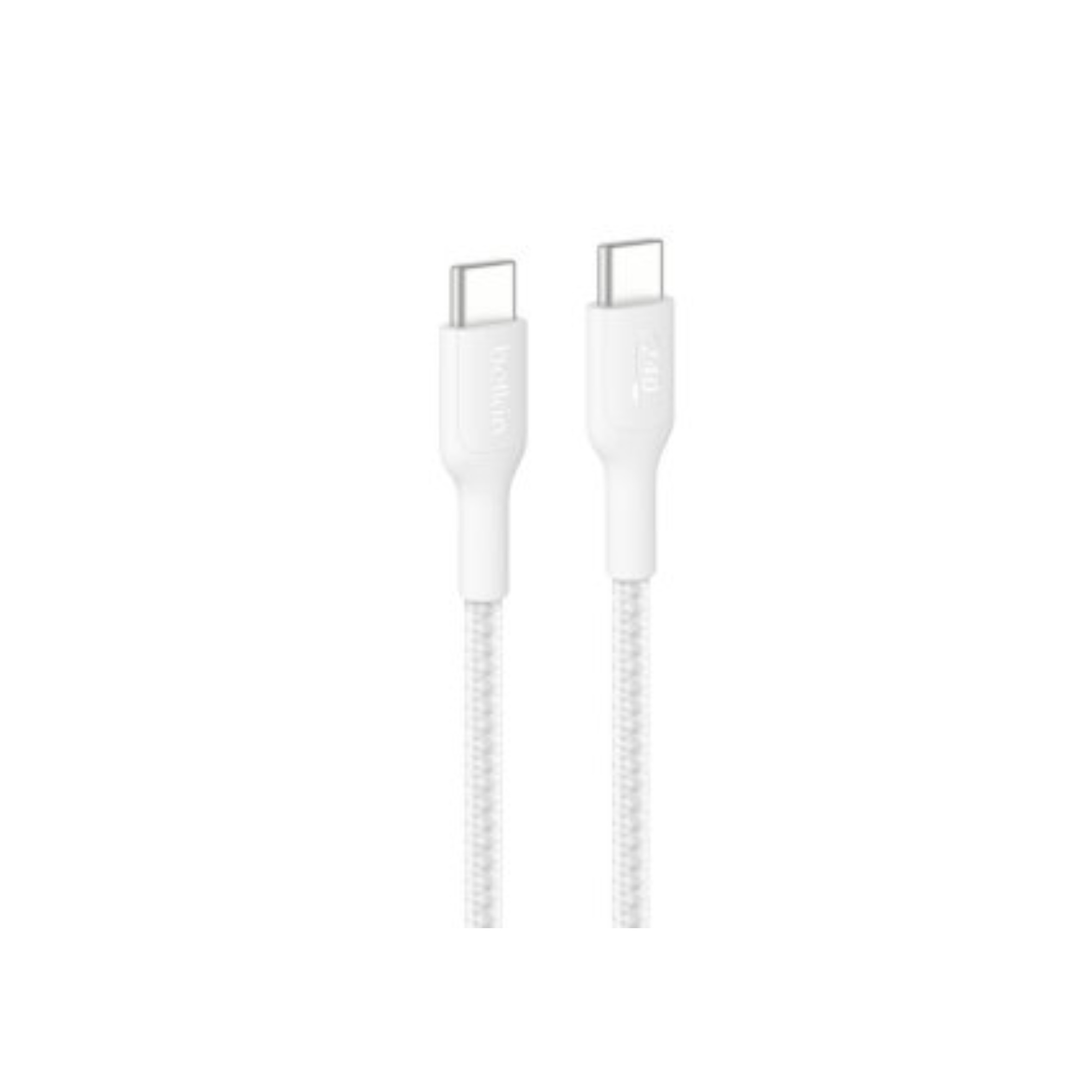 CABLE USB-C A USB-C 1M BELKIN 240W TRENZADO COLOR BLANCO