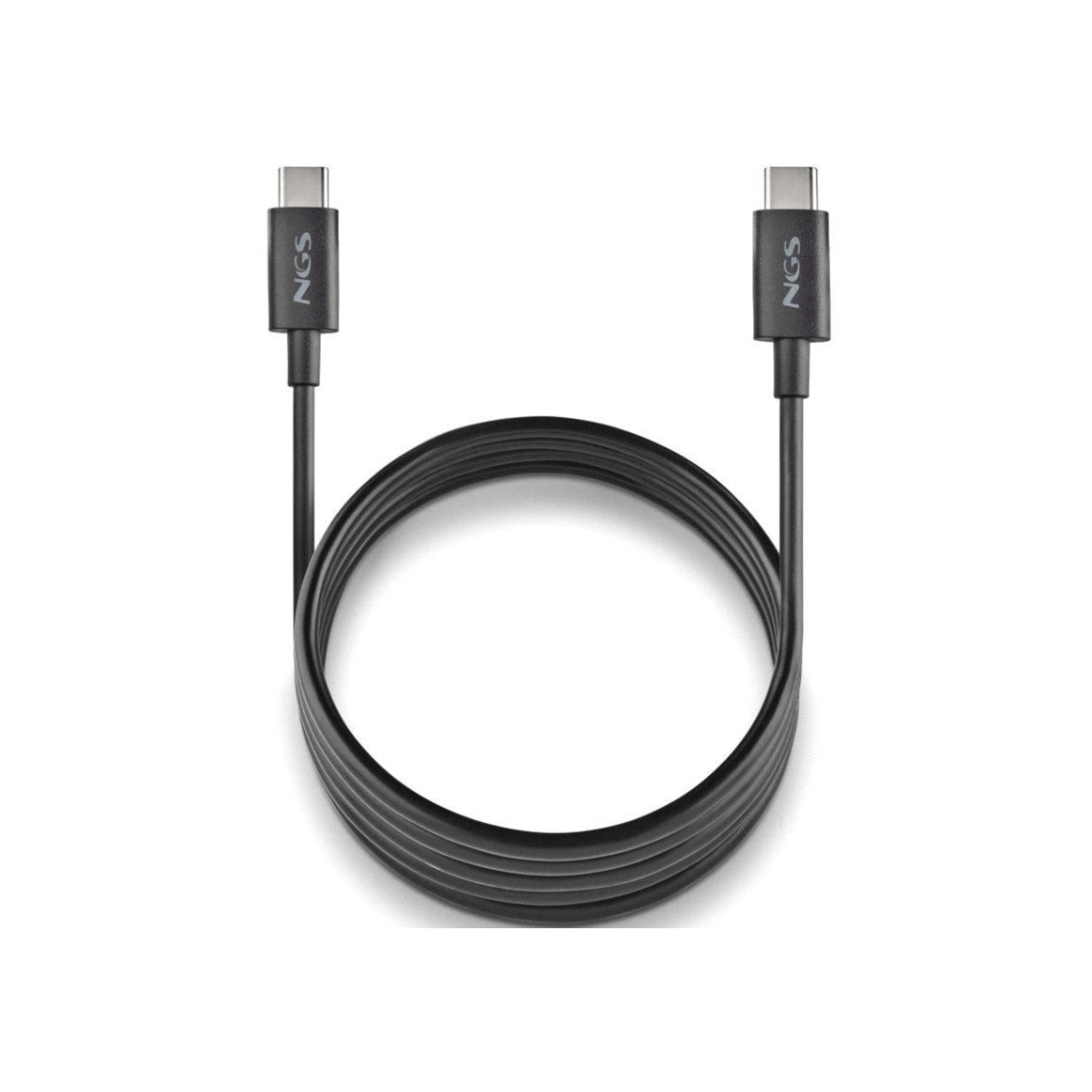 NGS CABLE CARGA RAPIDA USB-C A USB-C 1M NEGRO