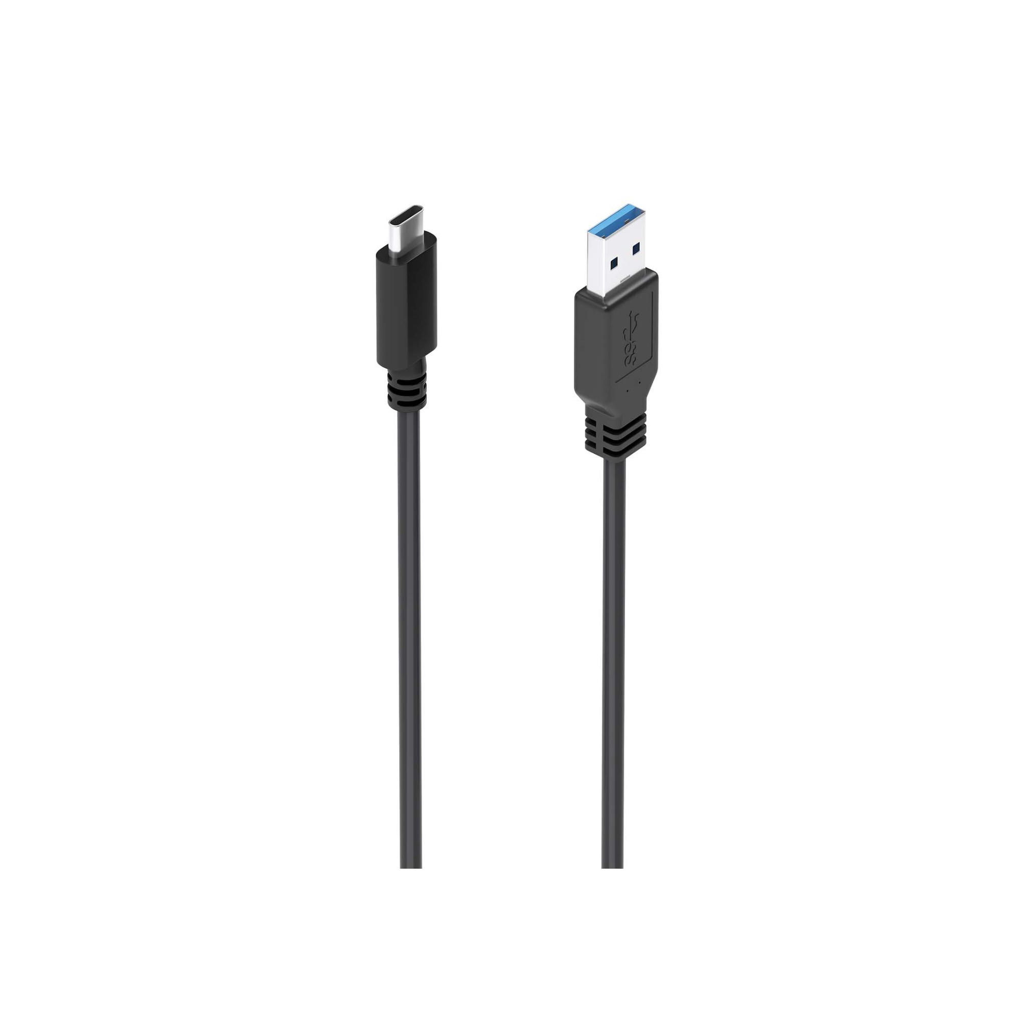 CABLE USB 3.1 GEN2 10GBPS 3A TIPO USB-C M-A M NEGRO 2.0M AISENS A107-0860