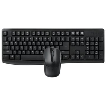 TECLADO Y MOUSE RAPOO WIRELESS X1800 PRO 2,4GHz 1000 DPI