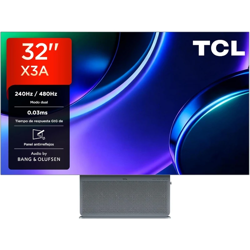 TCL 32X3ABL Monitor 32" Woled UHD 240Hz FHD 480Hz