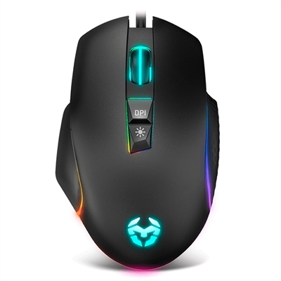 RATON KROM KEOS GAMING 6400DPI RGB USB NEGRO