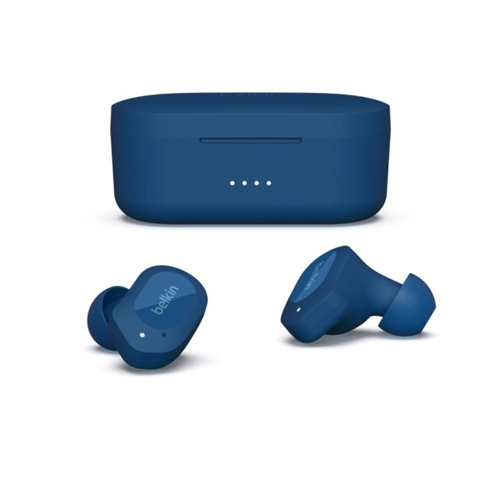 AURICULAR INTRAUDITIVO BLUETOOTH BELKIN AUC005BTBL TRUE WIRELESS SOUNDFORM PLAY AZUL BLUE