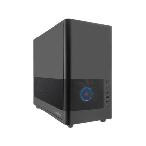 Caja Micro ATX Coolbox MP2 Negra con Rejilla y Soporte para GPU de 350mm