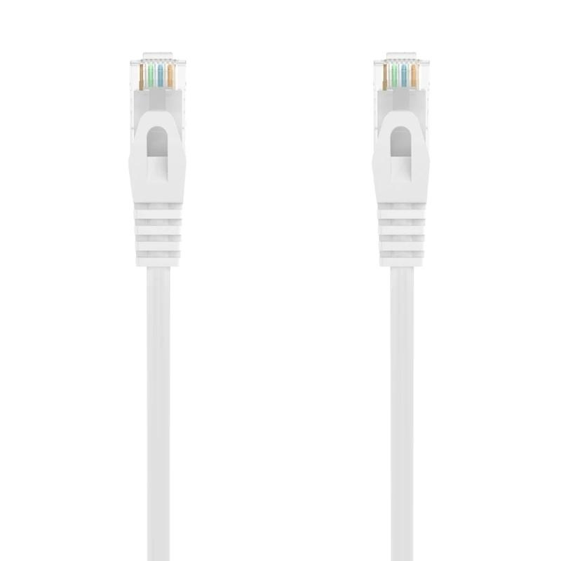 Aisens Latiguillo RJ45 LSZH CAT.6A UTP blanco 0.5m
