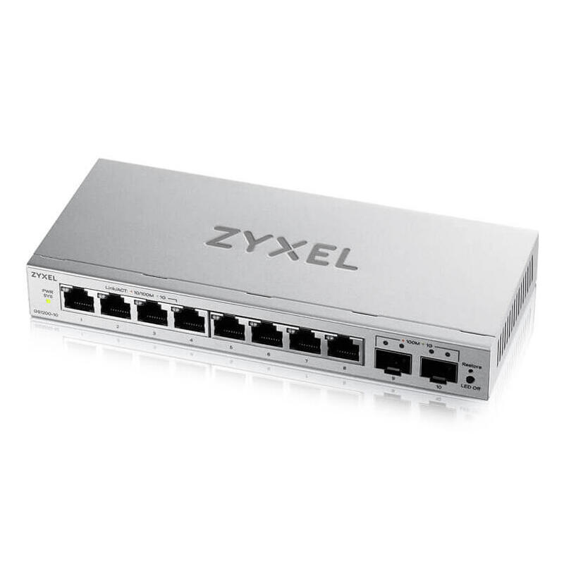 ZyXEL GS1200-10V3 Switch 8xGbE 2xSFP