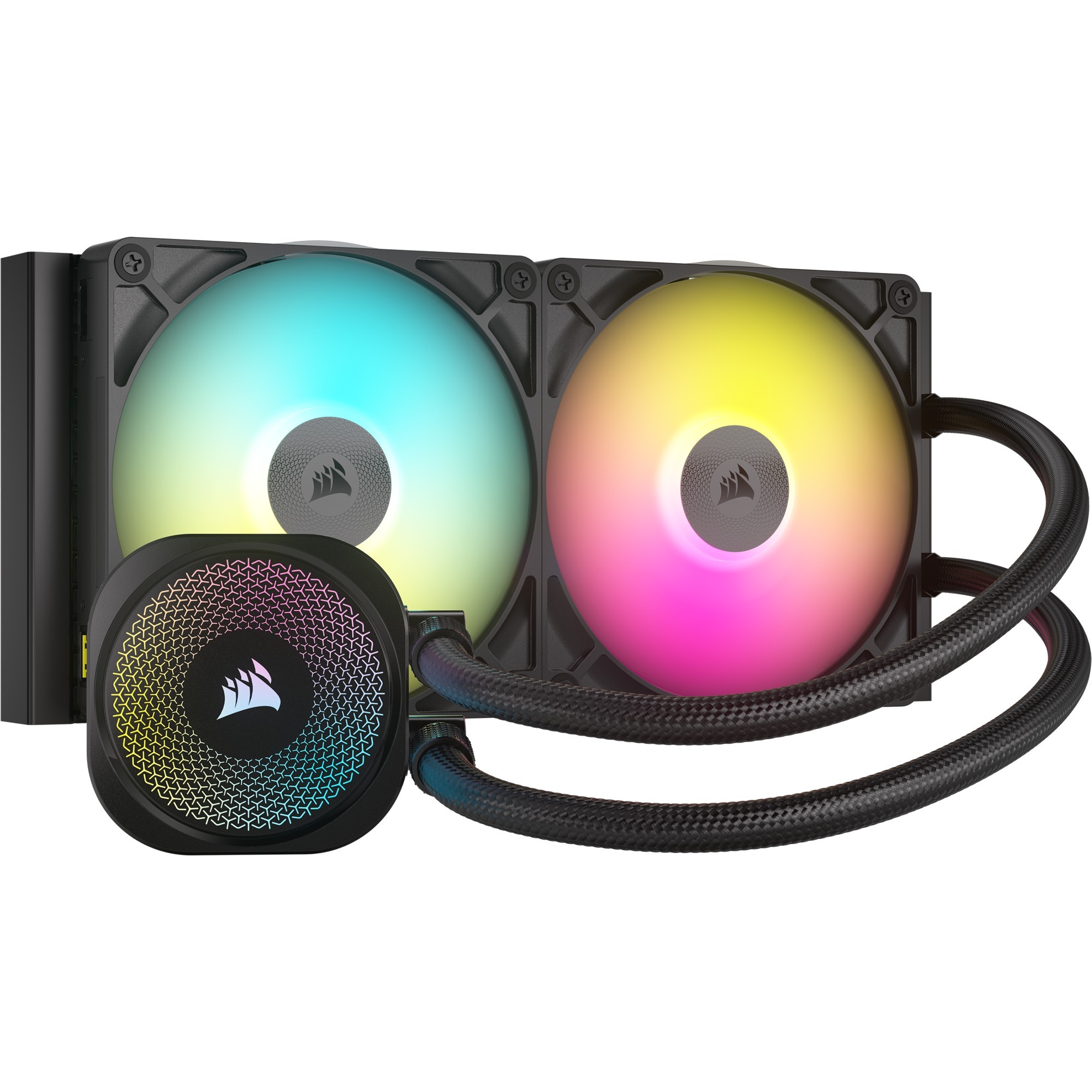 REFRIGERADOR LIQUIDO CPU CORSAIR TITAN 280 RX RGB ICUE LINK BLACK