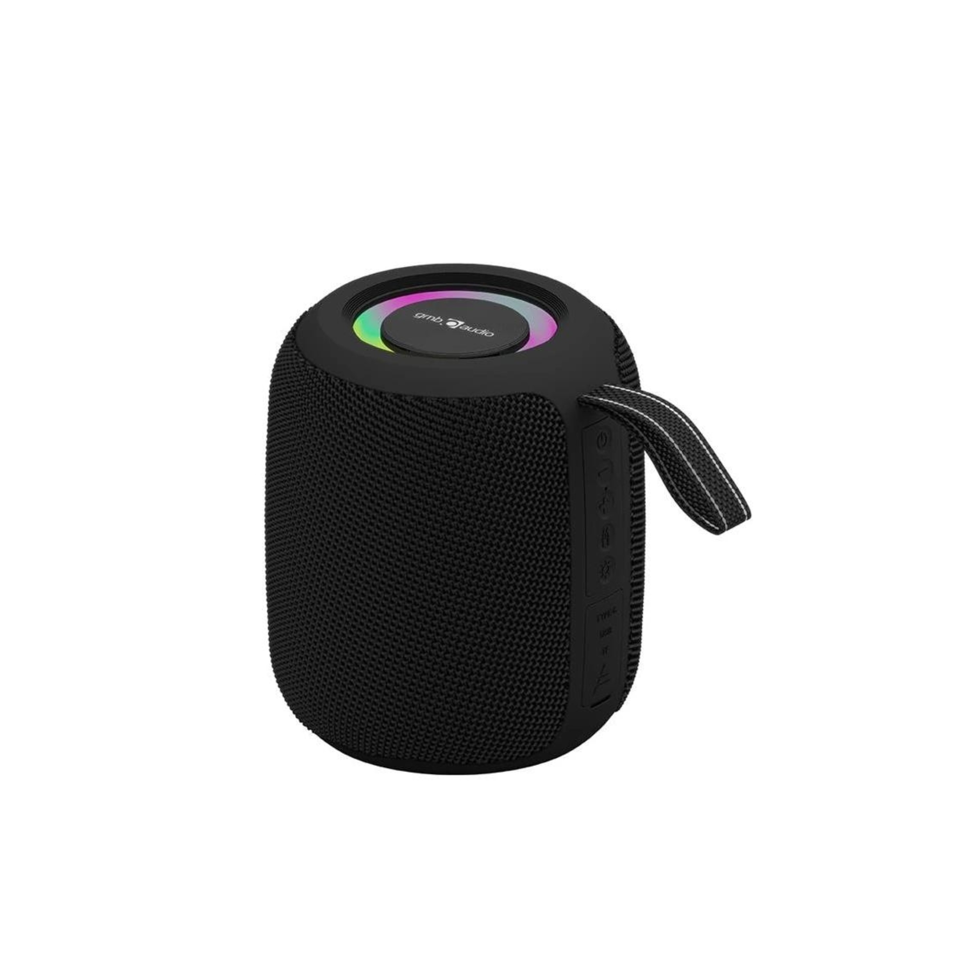 Gembird Altavoz BT Efecto Luz LED RGB Negro