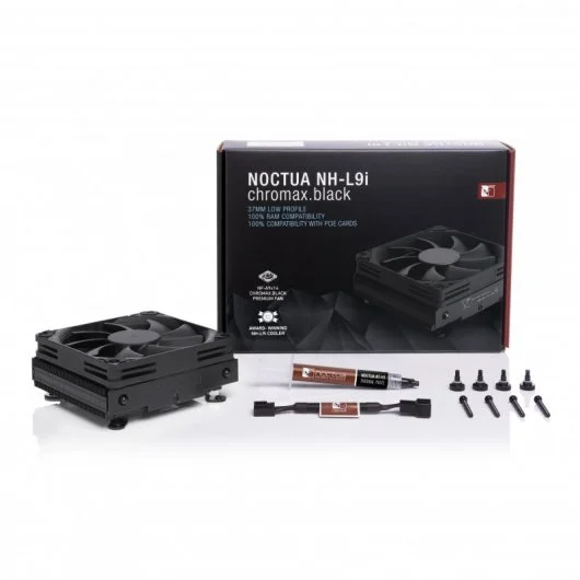 REFRIGERADOR CPU NOCTUA NH-L9I CH-BK CHROMAX BLACK SOCKET INTEL