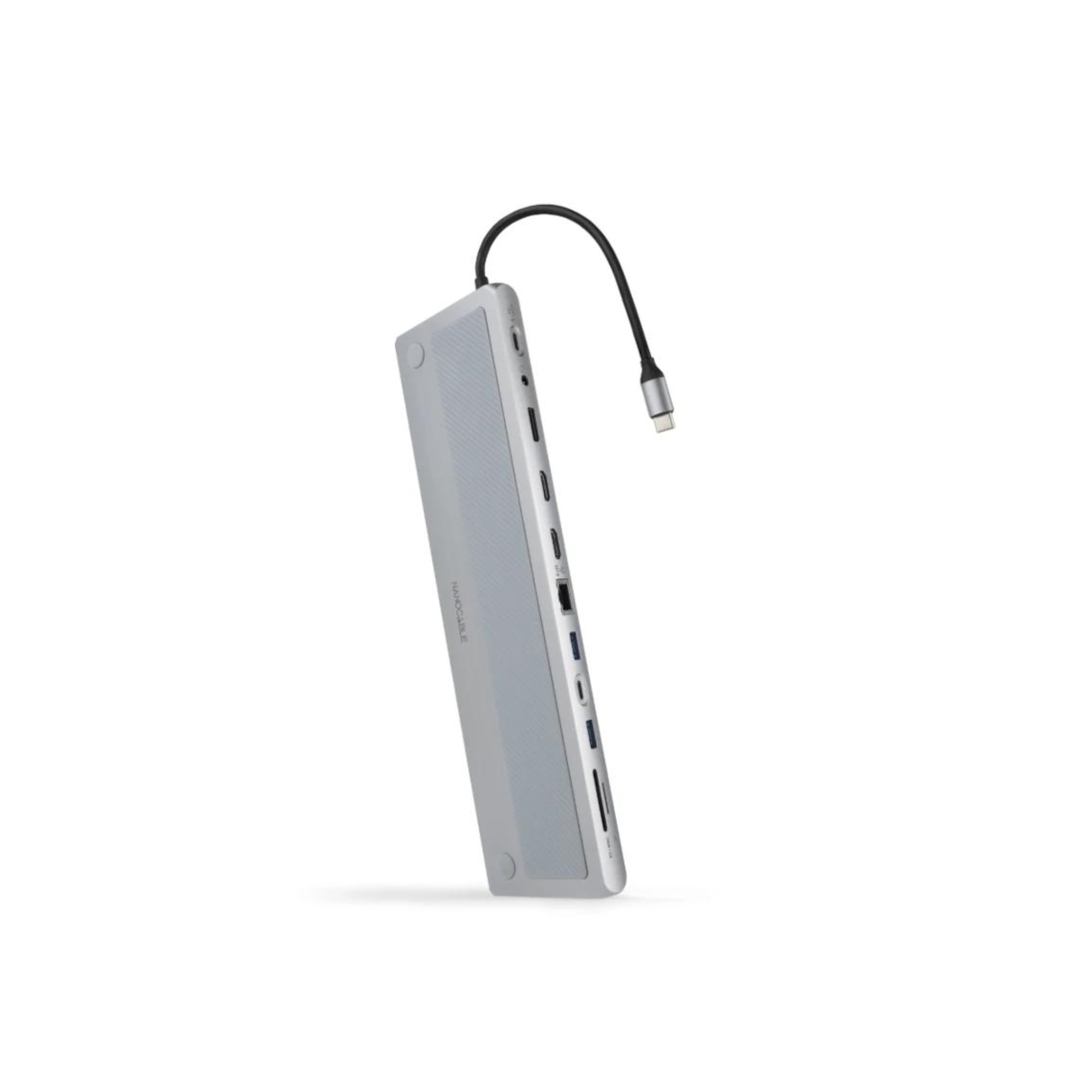 Nanocable Dock USB-A, USB-C, HDMI, DP, RJ45 y lector SD