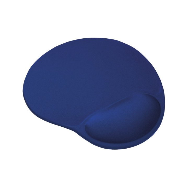 Alfombrilla Trust Bigfoot Gel Azul con Base Antideslizante y Superficie de Microfibra