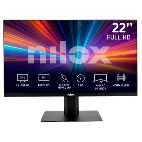 NILOX NXM22FHD11 Monitor 21.5" IPS 5ms VGA HDMI