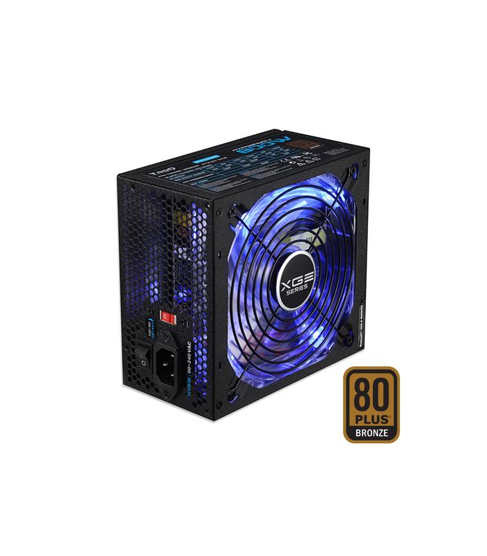 FUENTE ALIMENTACION 800W TOOQ GAMING PFC-ACTIVO 80+ Bronze ATX LED AZUL