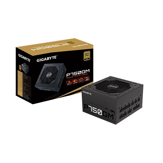 FUENTE DE ALIMENTACION ATX 750W GIGABYTE P750GM 80+ GOLD Modular