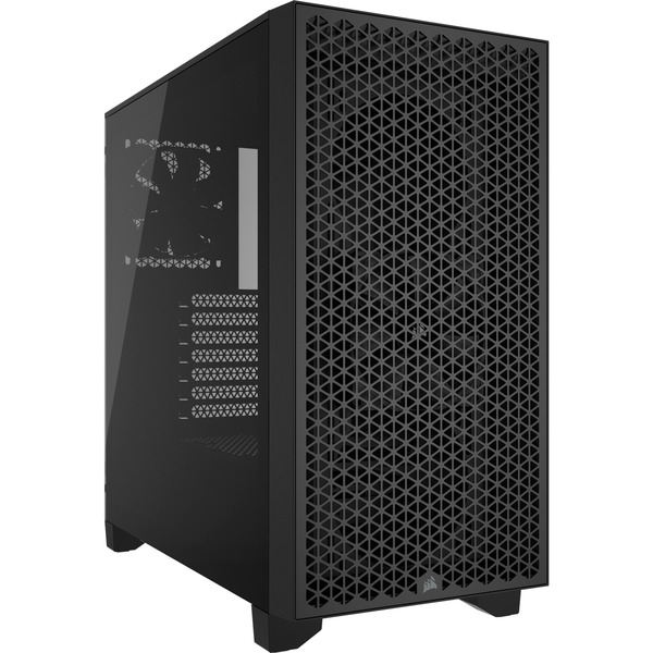 CAJA  ATX SEMITORRE CORSAIR 3000D AIRFLOW CRISTAL TEMPLADO NEGRA