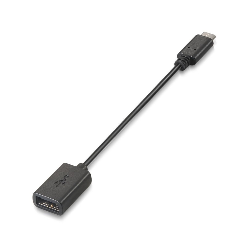 CABLE OTG USB(A)H A USB TIPO C M 2.0 AISENS NEGRO