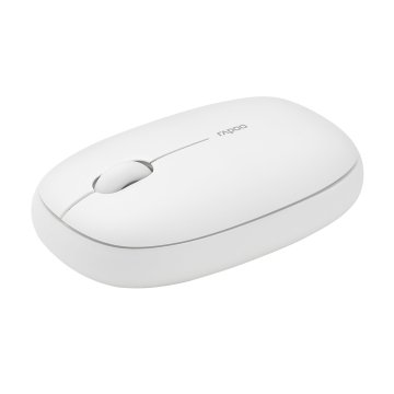 Mouse Rapoo M660 Silent Wireless y Bluetooth 2.4G, 1300 PPP, Blanco