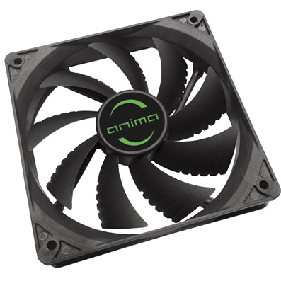 VENTILADOR 12CM TACENS ANIMA 1.200RPM NEGRO AF12