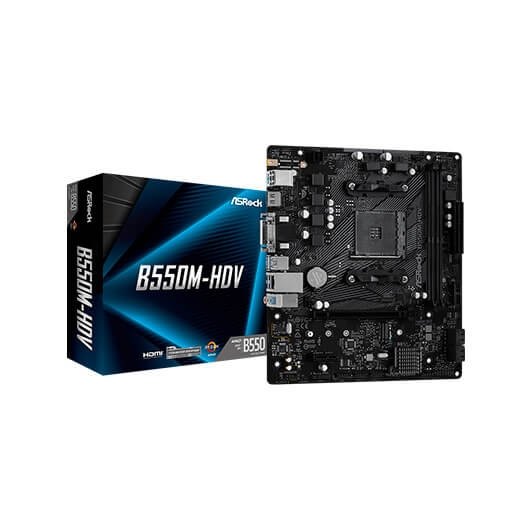 Placa Base ASROCK AM4 B550M-HDV MATX DDR4