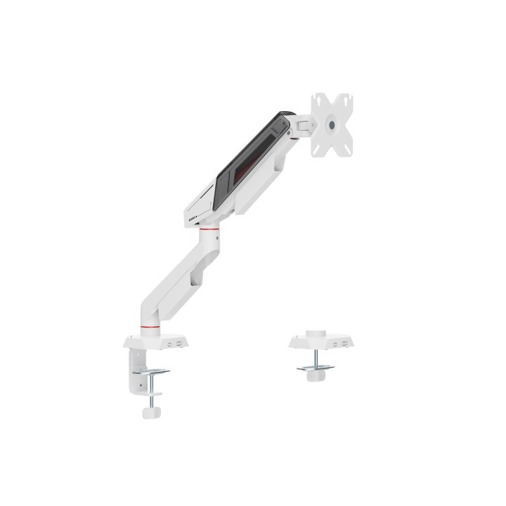 Soporte de mesa gaming Equip 650190 para pantallas 17"-75" blanco hasta 16kg