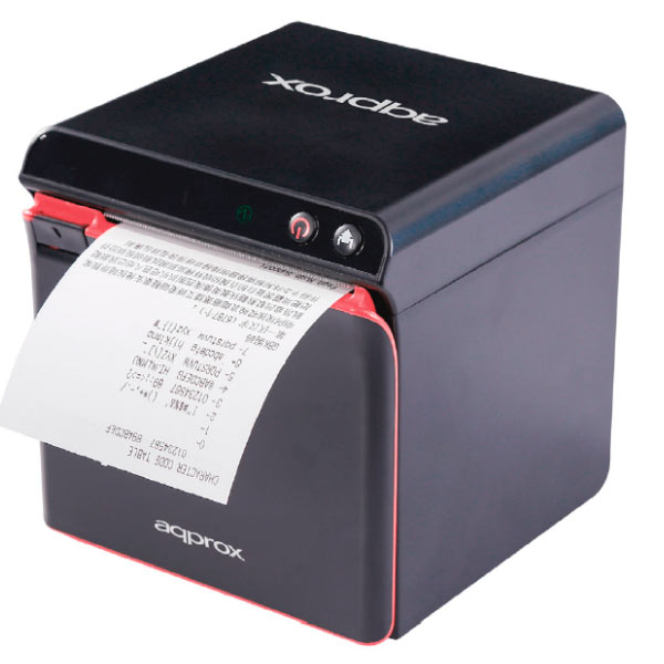 TPV IMPRESORA APPROX APPOS8058DUAL NEGRA TERMICA dual 80 y 58mm CONEXION  USB - ETHERNET RJ45 , CONEXION A CAJON RJ11, AUTO-CORTE O MANUAL