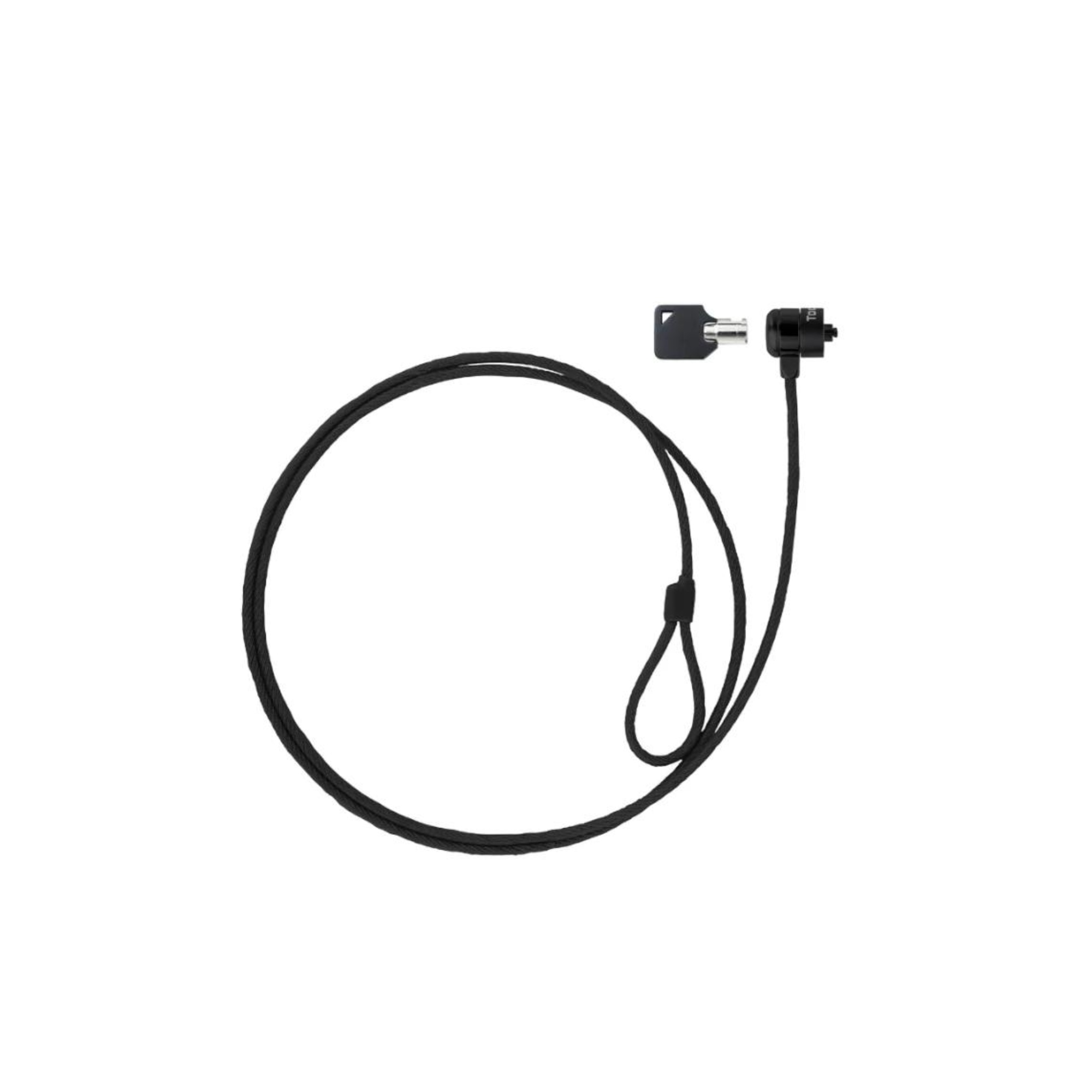 Tooq Cable de seguridad con llave portátiles Gris