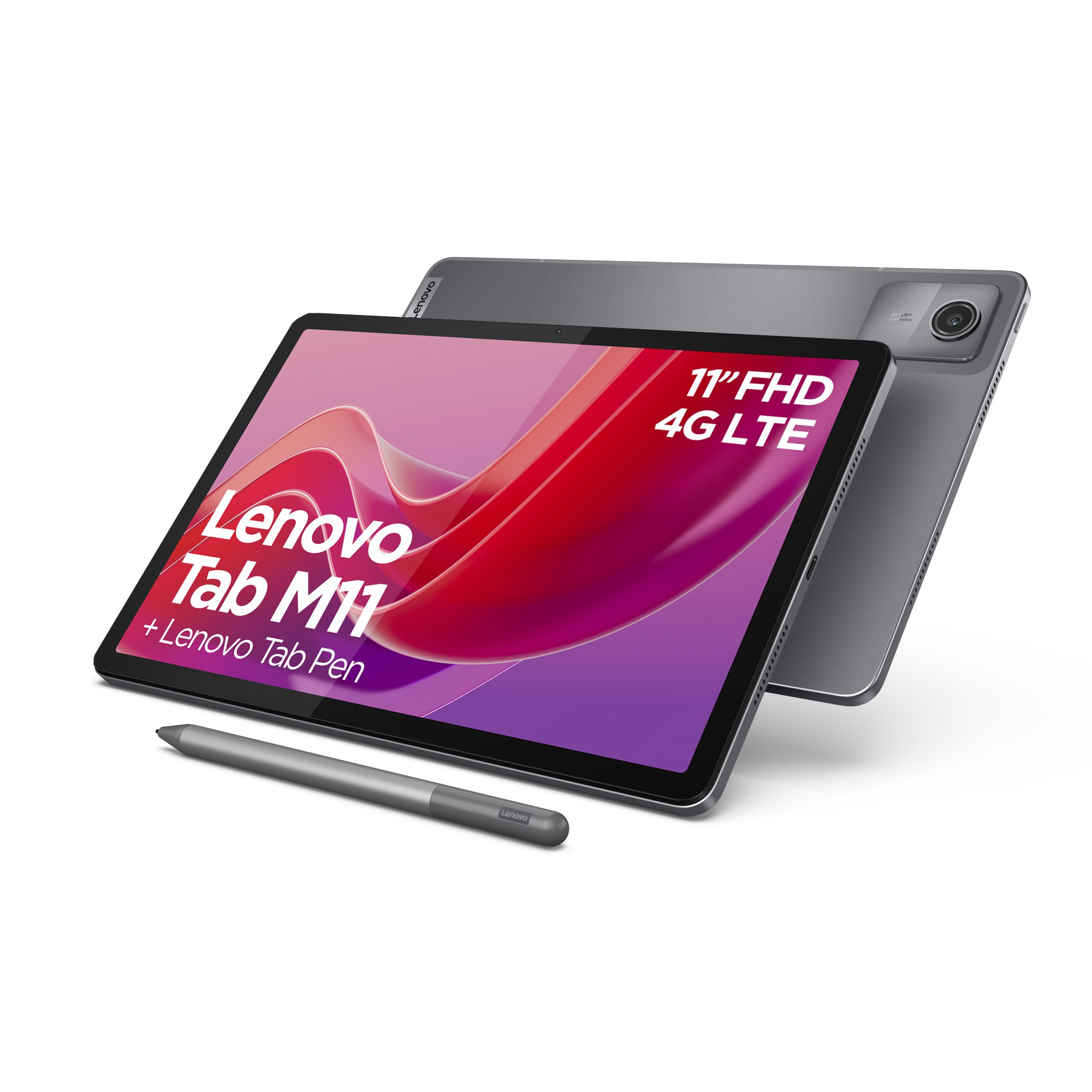 TABLET LENOVO TAB M11 P11 8GB 128GB 11 4G GRIS LUNA PEN ANDROID ZADB0340SE