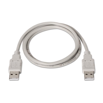 CABLE USB 2.0, TIPO A/M-A/M, 3.0 M Blanco