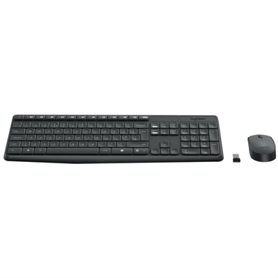 Logitech Teclado y ratón Inalámbrico MK235 Gris