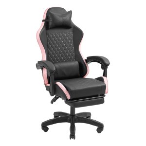 SILLA GAMER MARS GAMING MGCXBPK NEGRA Y ROSA REPOSAPIES