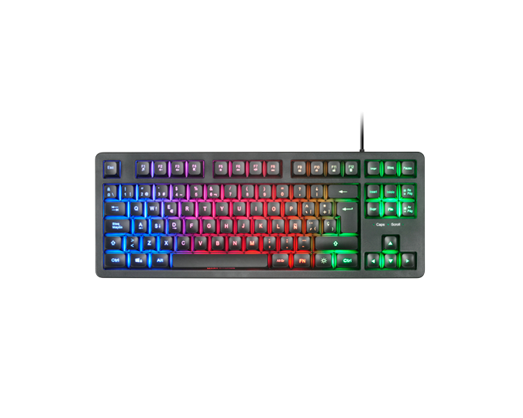 Mars Gaming Teclado MK023 TKL FRGB Negro