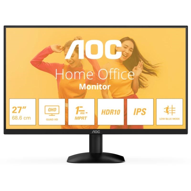 AOC Q27B35E Monitor 27" IPS QHD 1ms 75Hz