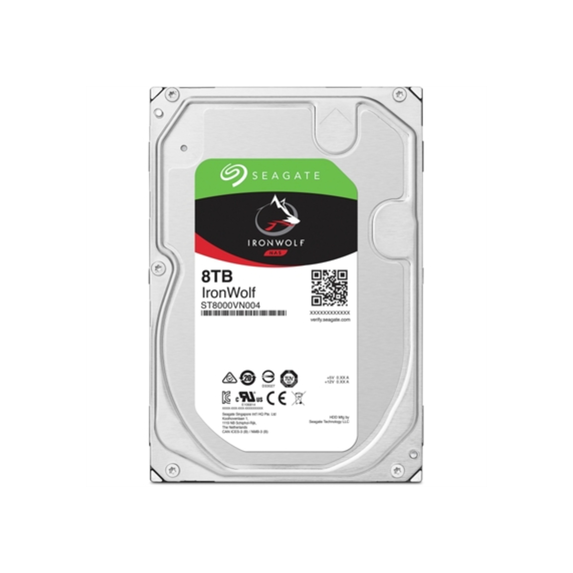 HDD SEAGATE NAS 3.5" 8TB 7200RPM 256MB SATA3 IRONWOLF NAS