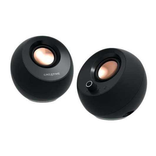 Altavoces Creative Pebble Pro 2.0 Bluetooth Negro con RGB