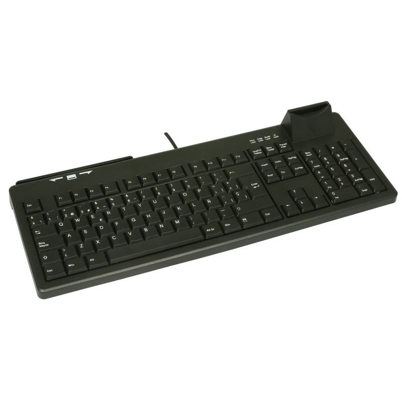 Active Key teclado membrana con lector banda magn?