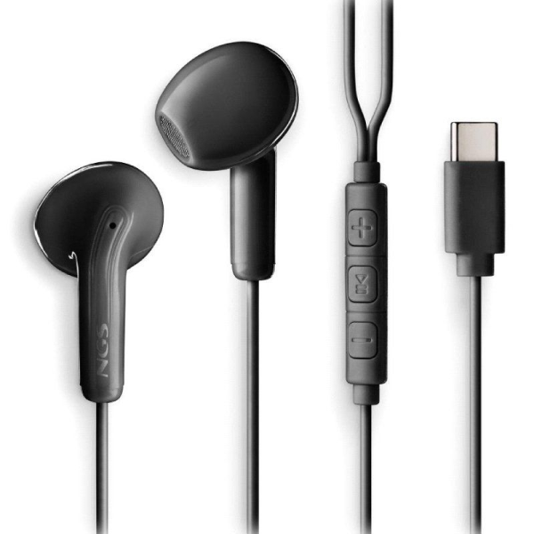NGS Auricular Intraural Negro Micro USB-C