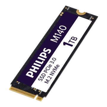 Disco M.2 Nvme 1tb Philips 2280 Pcie Lectura 3500 Mb/s Escritura 3000 Mb/s