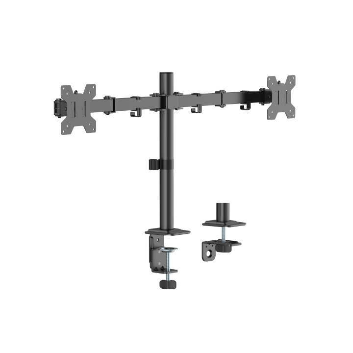 Soporte de mesa Equip articulado para 2 pantallas de 17" a 32" negro