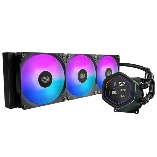 REFRIGERADOR LIQUIDO CPU COOLER MASTER CORE NEX DIGITAL 360 BLACK ARGB LED