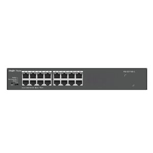 SWITCH NO GESTIONABLE RUIJIE RG-ES116G-L 16xRJ45 10/100/1000MBPS METALICO SOBREMESA / RACK