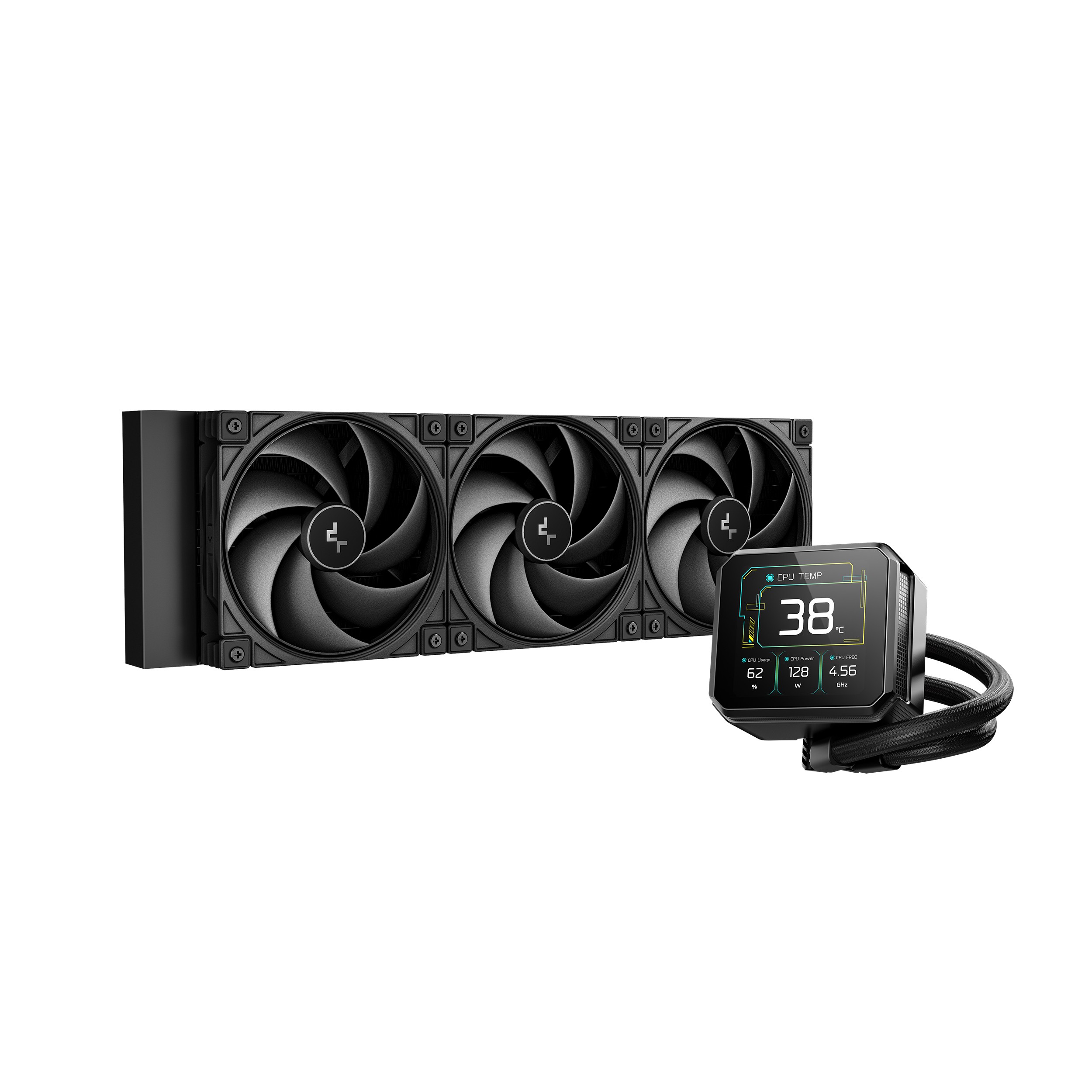 REFRIGERADOR LIQUIDO CPU DEEPCOOL SPARTACUS 360 (3X360MM) BLACK