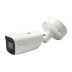 Cámara exterior IP LevelOne FCS-5212 Gemini 6MP H.265 PoE IP67 con audio bidireccional