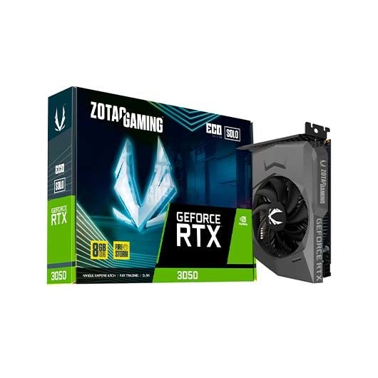 TARJETA GRÃFICA ZOTAC RTX 3050 ECO SOLO 8GB GDDR6