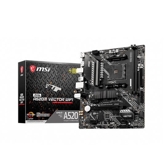 PLACA BASE MSI AM4 MAG A520M VECTOR WIFI