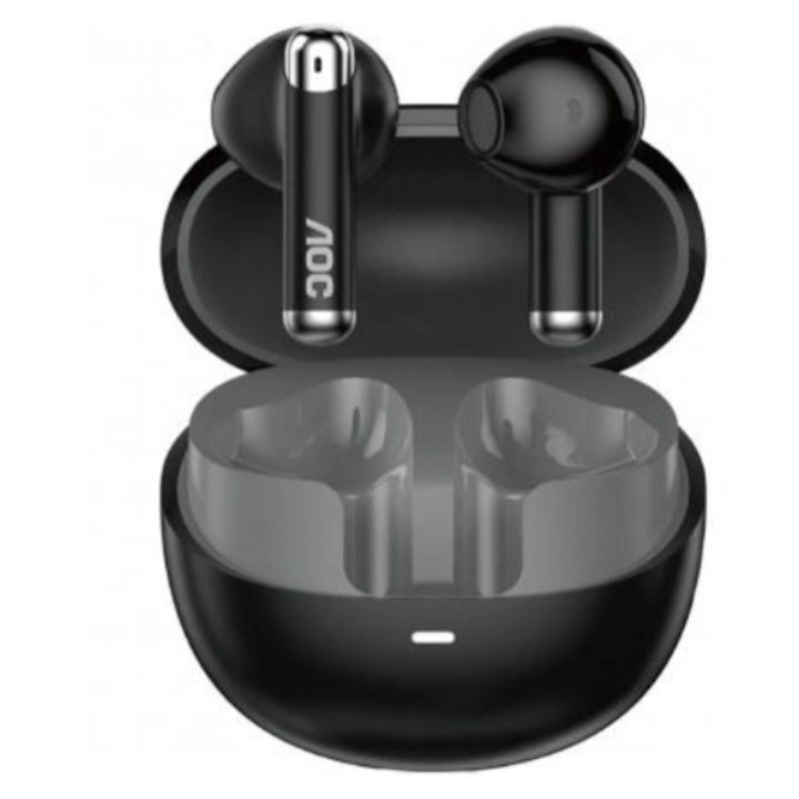 Auriculares Bluetooth AOC ACT2504BK TWS con ANC y micrófono - Negro