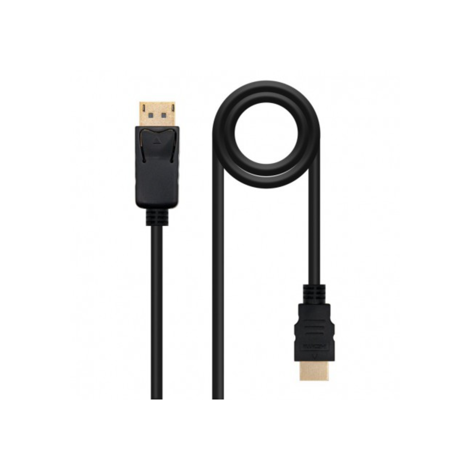 Nanocable Cable Conversor DP a HDMI 1 M Negro