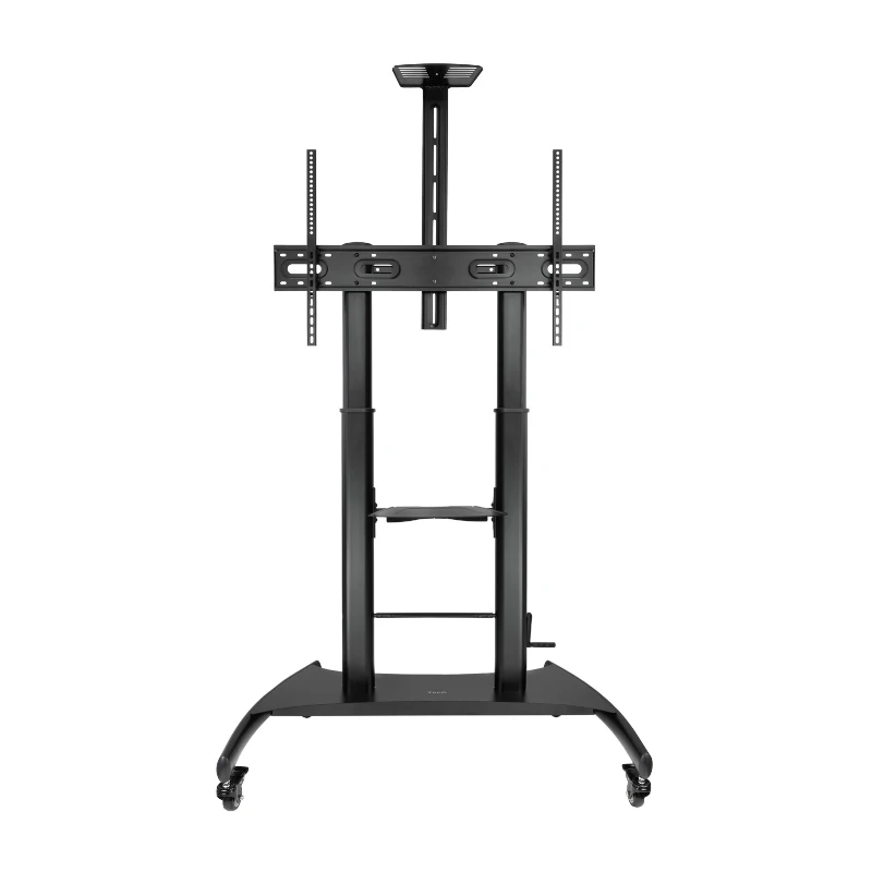 Soporte de suelo regulable TOOQ ARES FS20404HM-B con ruedas y VESA hasta 1000x600