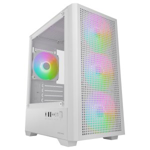 CAJA MICRO ATX MARS GAMING MC-VECTORW CRISTAL TEMPLADO MESH ARGB BLANCO