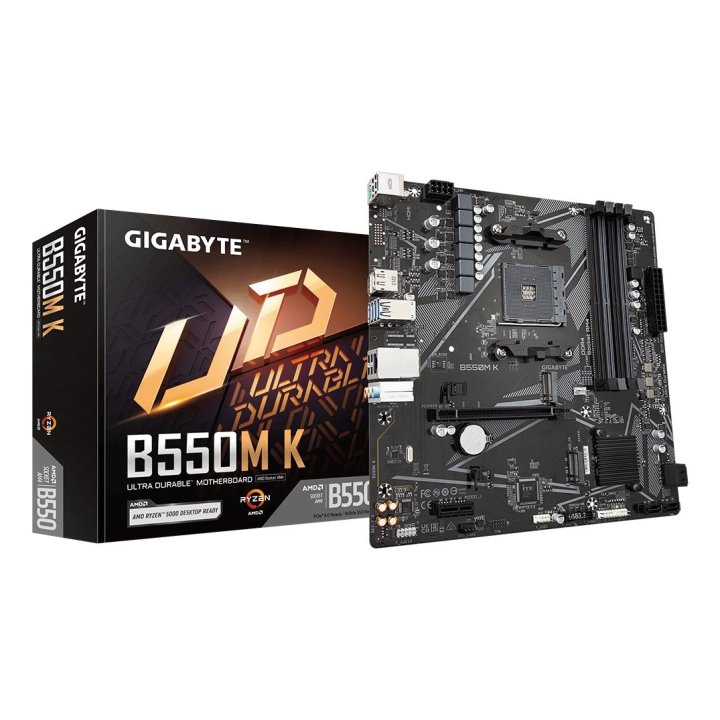 PLACA BASE GIGABYTE AM4 B550M K DDR4 MATX
